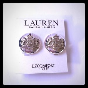 Ralph Lauren  clip earrings NWT